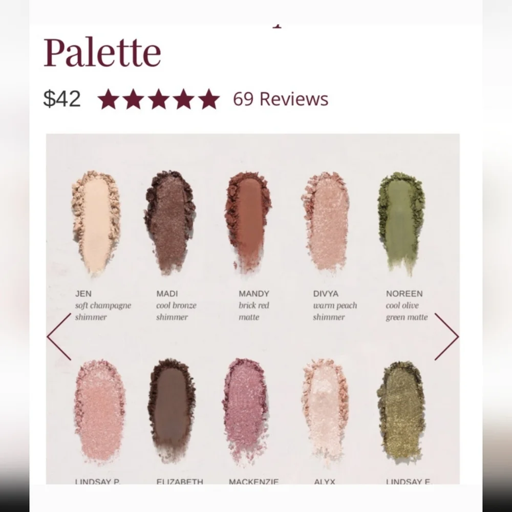 NIB Wander Beauty Trailblazer 10 eyeshadow palette‎